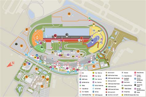 daytona speedway map of area.